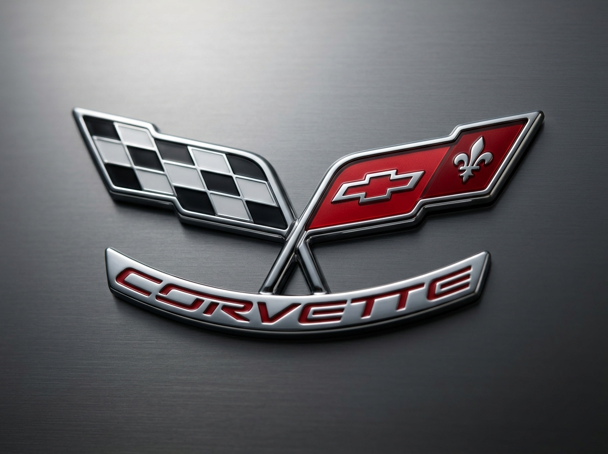Chevrolet Corvette logo brand icon